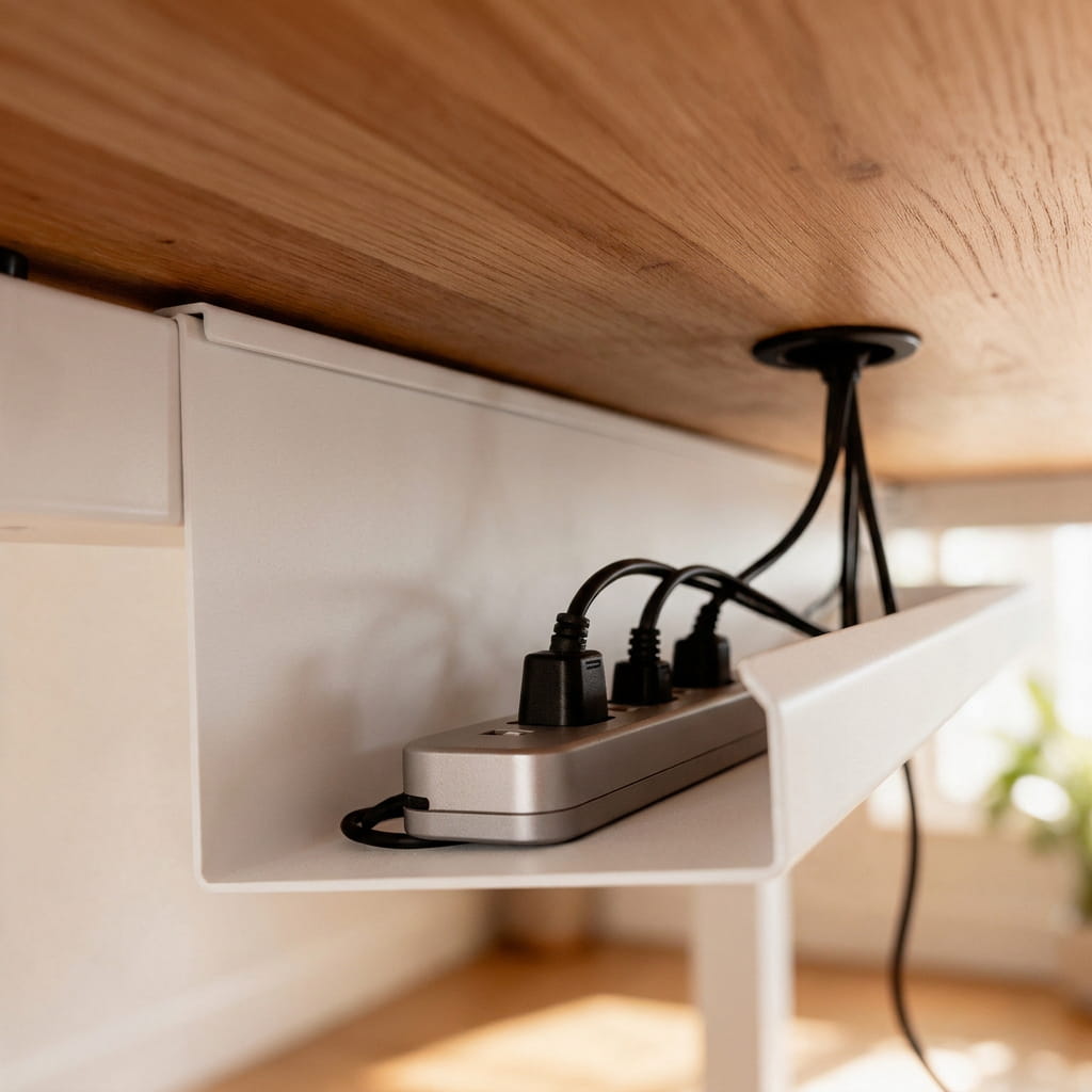 Under-Desk Cable Tray