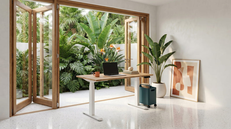 Sit Stand Height Adjustable Desk for home office
