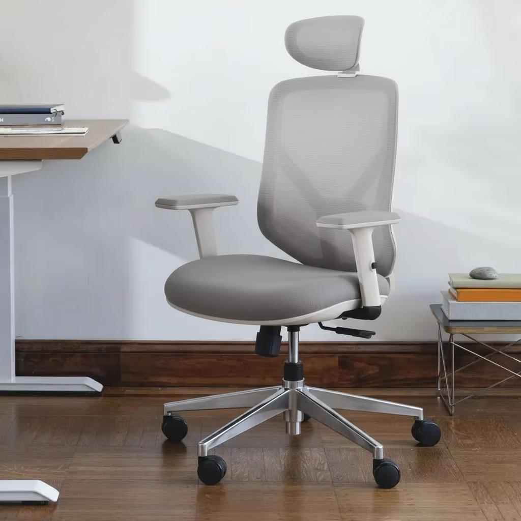 Ergonomic office chairs with adjustable lumbar support and modern designs