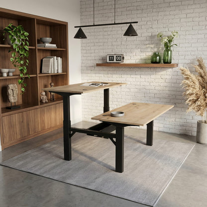 Dual Sit Stand Desk Pro