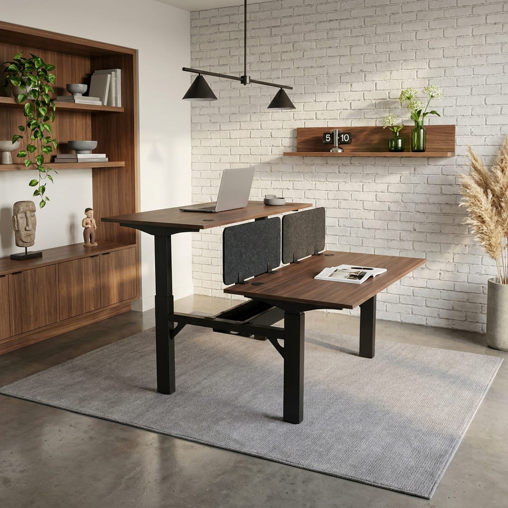 Dual Sit Stand Desk Pro
