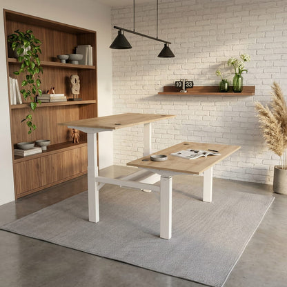 Dual Sit Stand Desk Pro