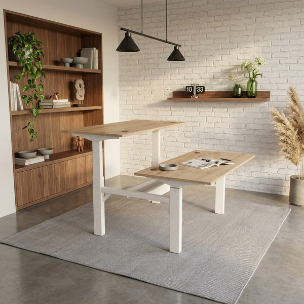 Dual Sit Stand Desk Pro