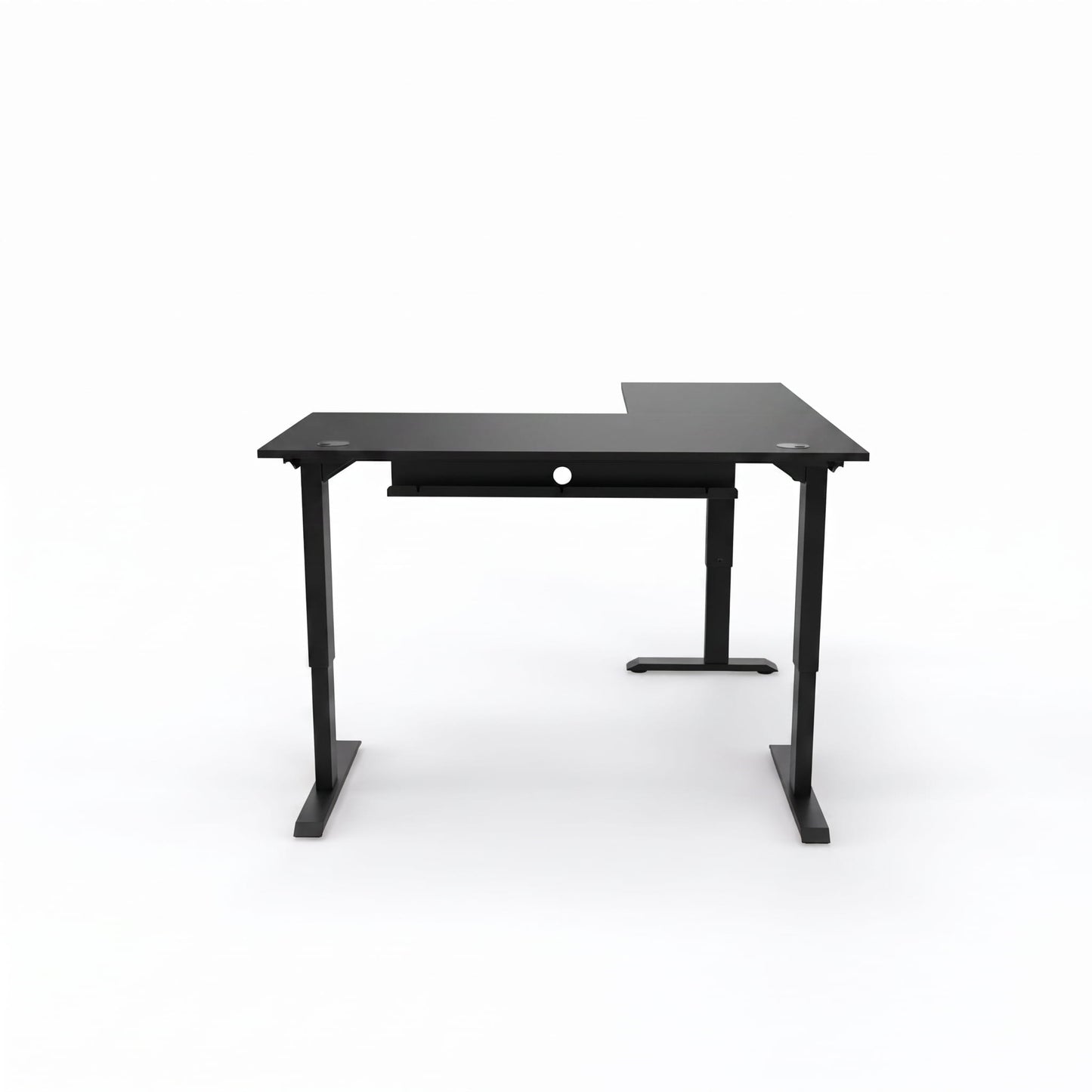 L-Shaped Sit-Stand Desk