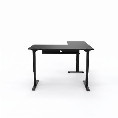 L-Shaped Sit-Stand Desk