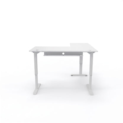 L-Shaped Sit-Stand Desk