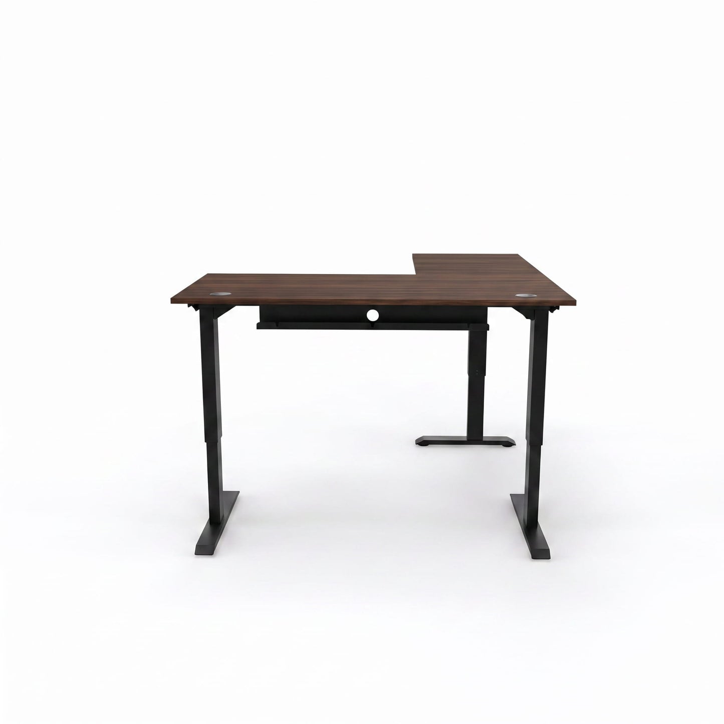 L-Shaped Sit-Stand Desk