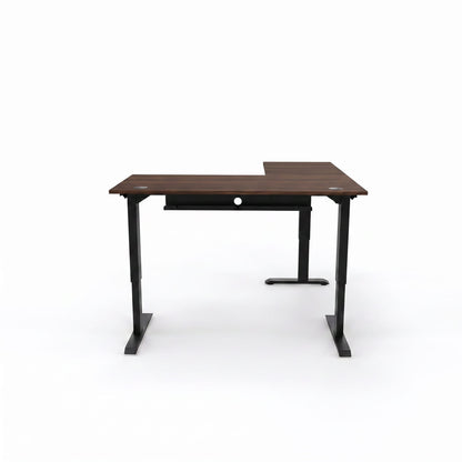 L-Shaped Sit-Stand Desk