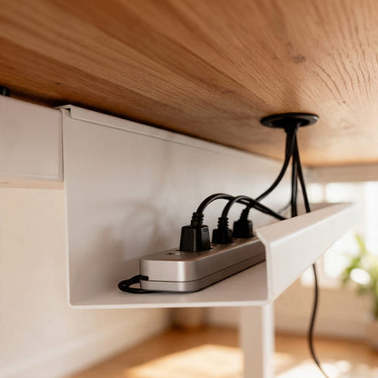 Under-Desk Cable Tray