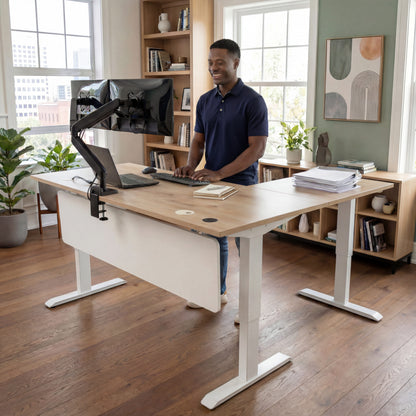 Sit-Stand L Desk