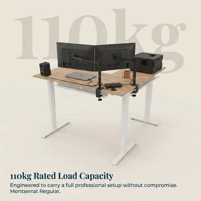 L-Shaped Sit-Stand Desk - Workspace Dreams L-Shaped Sit-Stand Desk