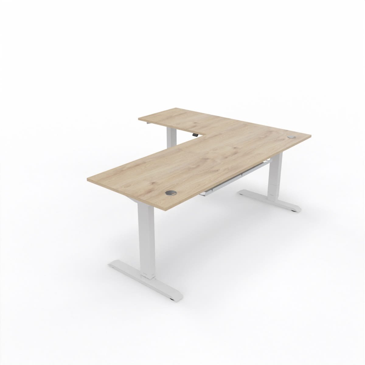 L-Shaped Sit-Stand Desk - Workspace Dreams L-Shaped Sit-Stand Desk