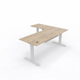 L-Shaped Sit-Stand Desk - Workspace Dreams L-Shaped Sit-Stand Desk