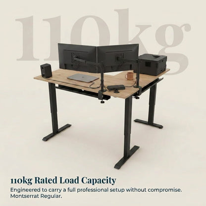 L-Shaped Sit-Stand Desk - Workspace Dreams L-Shaped Sit-Stand Desk