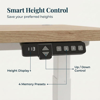 L-Shaped Sit-Stand Desk - Workspace Dreams L-Shaped Sit-Stand Desk