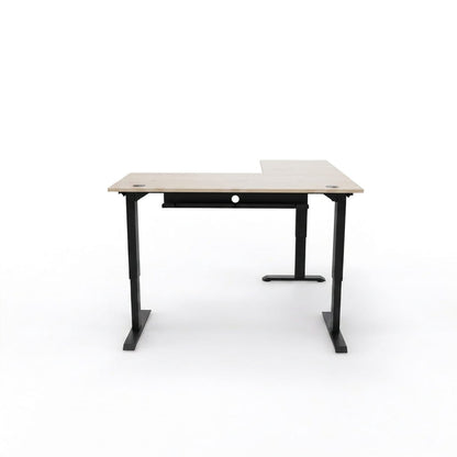 L-Shaped Sit-Stand Desk - Workspace Dreams L-Shaped Sit-Stand Desk