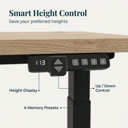 L-Shaped Sit-Stand Desk - Workspace Dreams L-Shaped Sit-Stand Desk