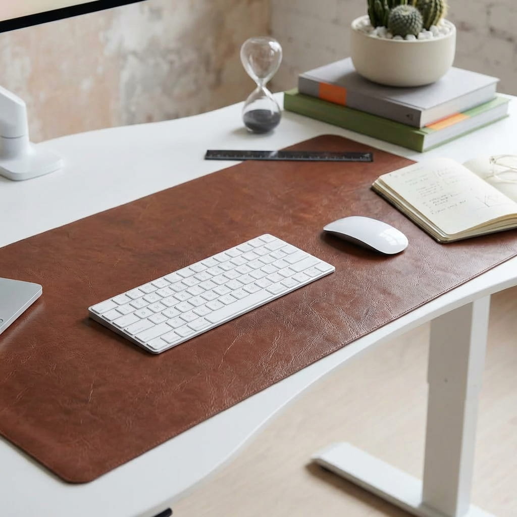 Leather Desk Mat - Workspace Dreams Leather Desk Mat