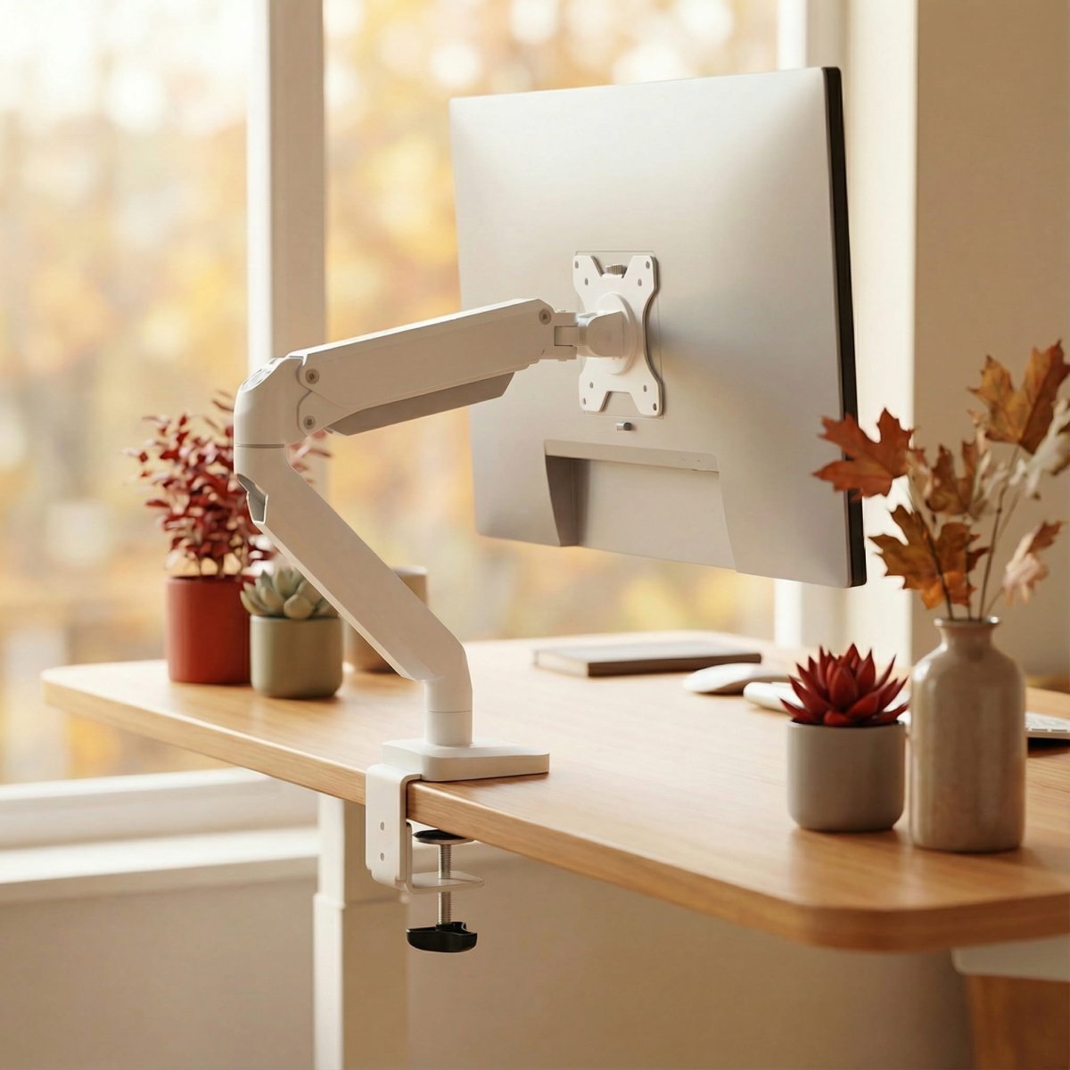 Platinum Series Single Monitor Arm - Workspace Dreams Platinum Series Single Monitor Arm