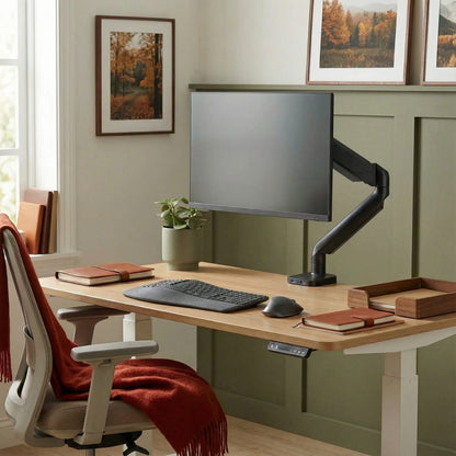 Platinum Series Single Monitor Arm - Workspace Dreams Platinum Series Single Monitor Arm
