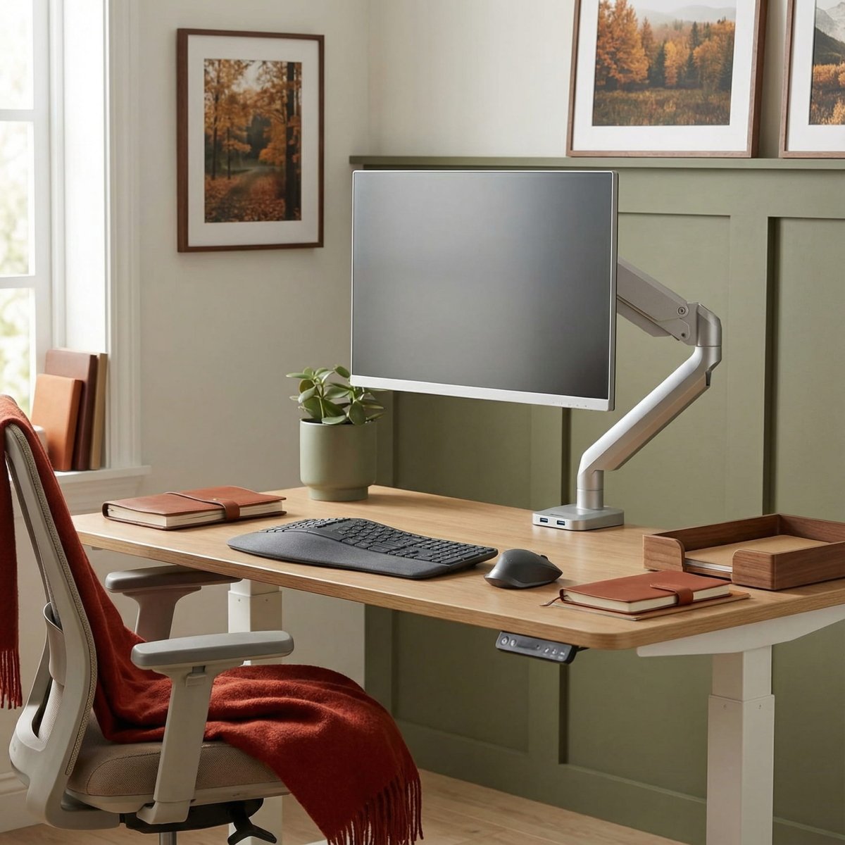 Platinum Series Single Monitor Arm - Workspace Dreams Platinum Series Single Monitor Arm