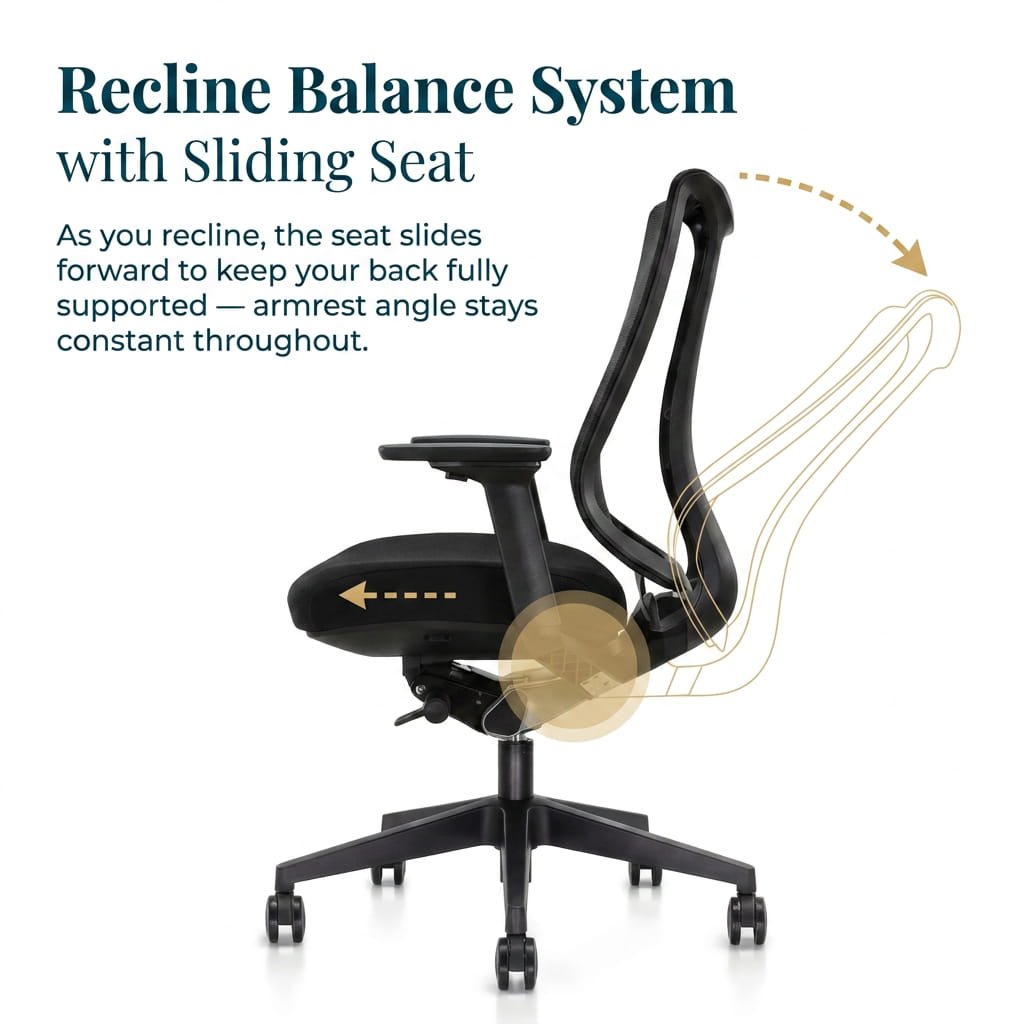 The Axis Ergonomic Chair - Workspace Dreams The Axis Ergonomic Chair