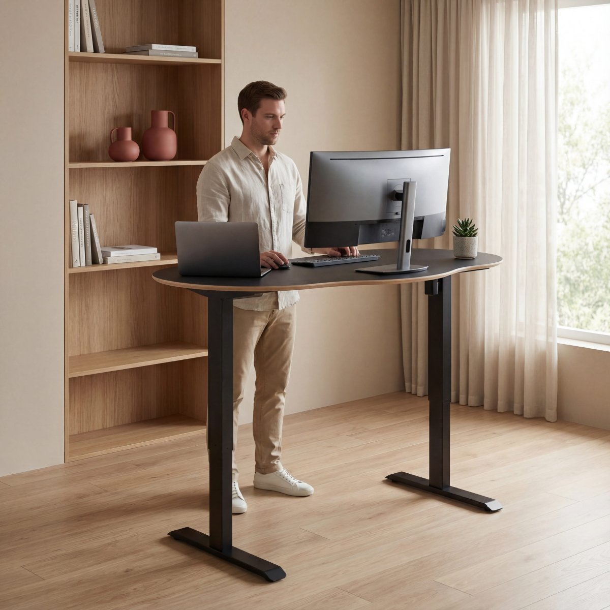 The Curve Standing Desk - Workspace Dreams The Curve Standing Desk
