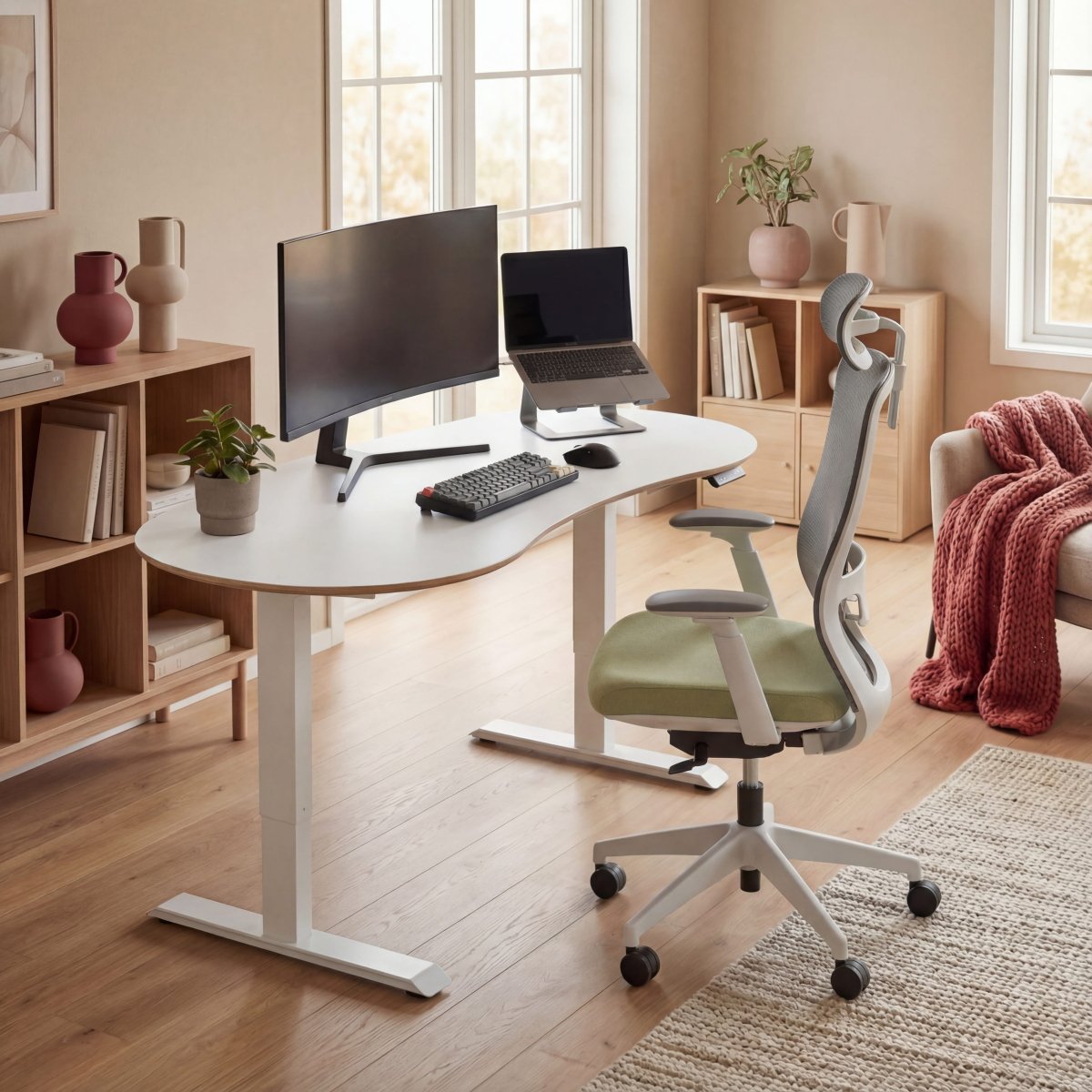 The Curve Standing Desk - Workspace Dreams The Curve Standing Desk