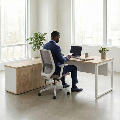 The L Shaped Desk - Workspace Dreams The L Shaped Desk