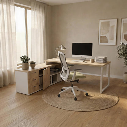 The L Shaped Desk - Workspace Dreams The L Shaped Desk