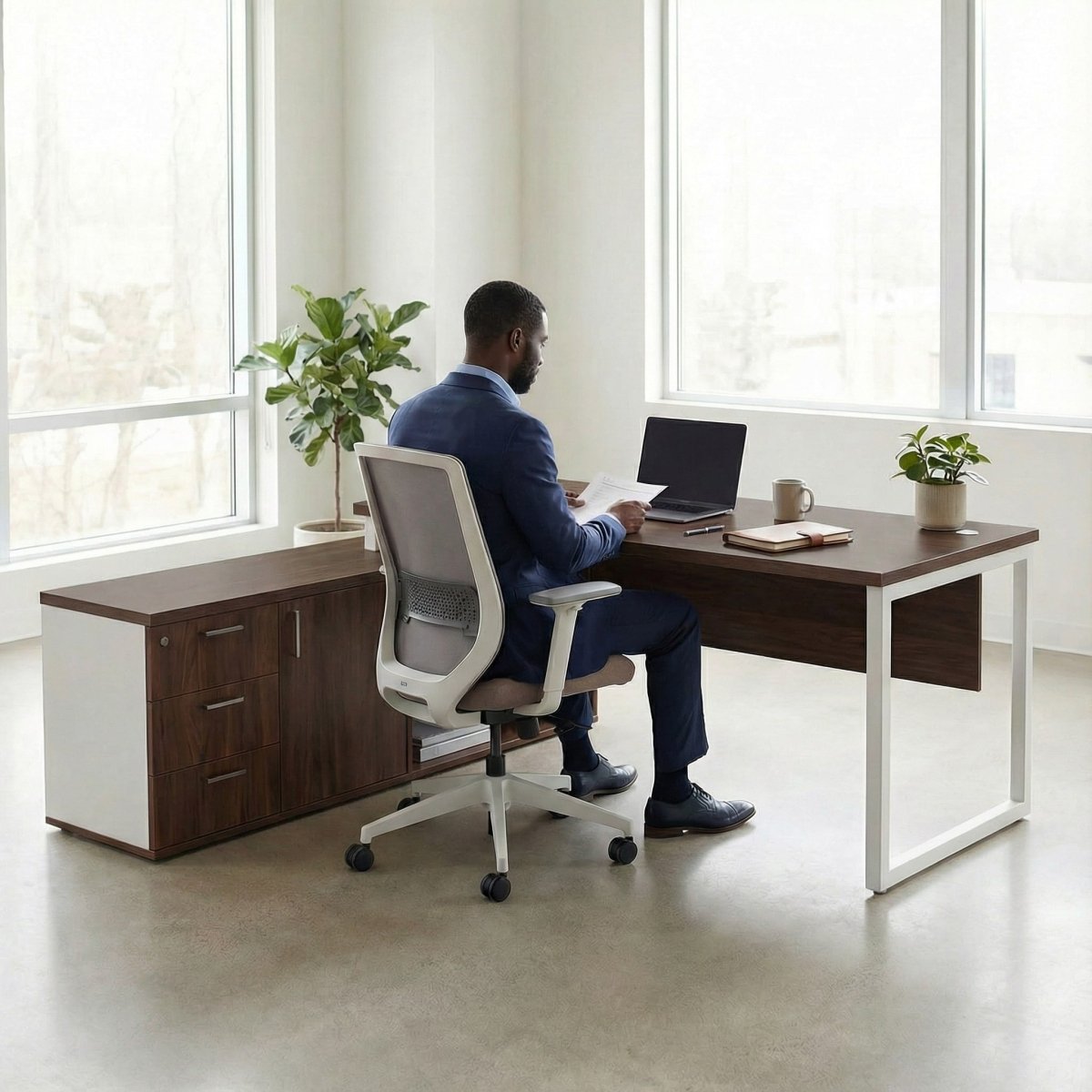 The L Shaped Desk - Workspace Dreams The L Shaped Desk