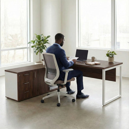 The L Shaped Desk - Workspace Dreams The L Shaped Desk