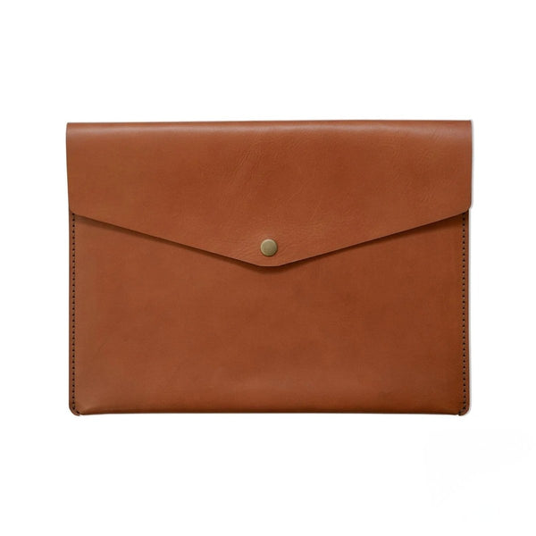 The Leather Laptop Sleeve - Workspace Dreams The Leather Laptop Sleeve