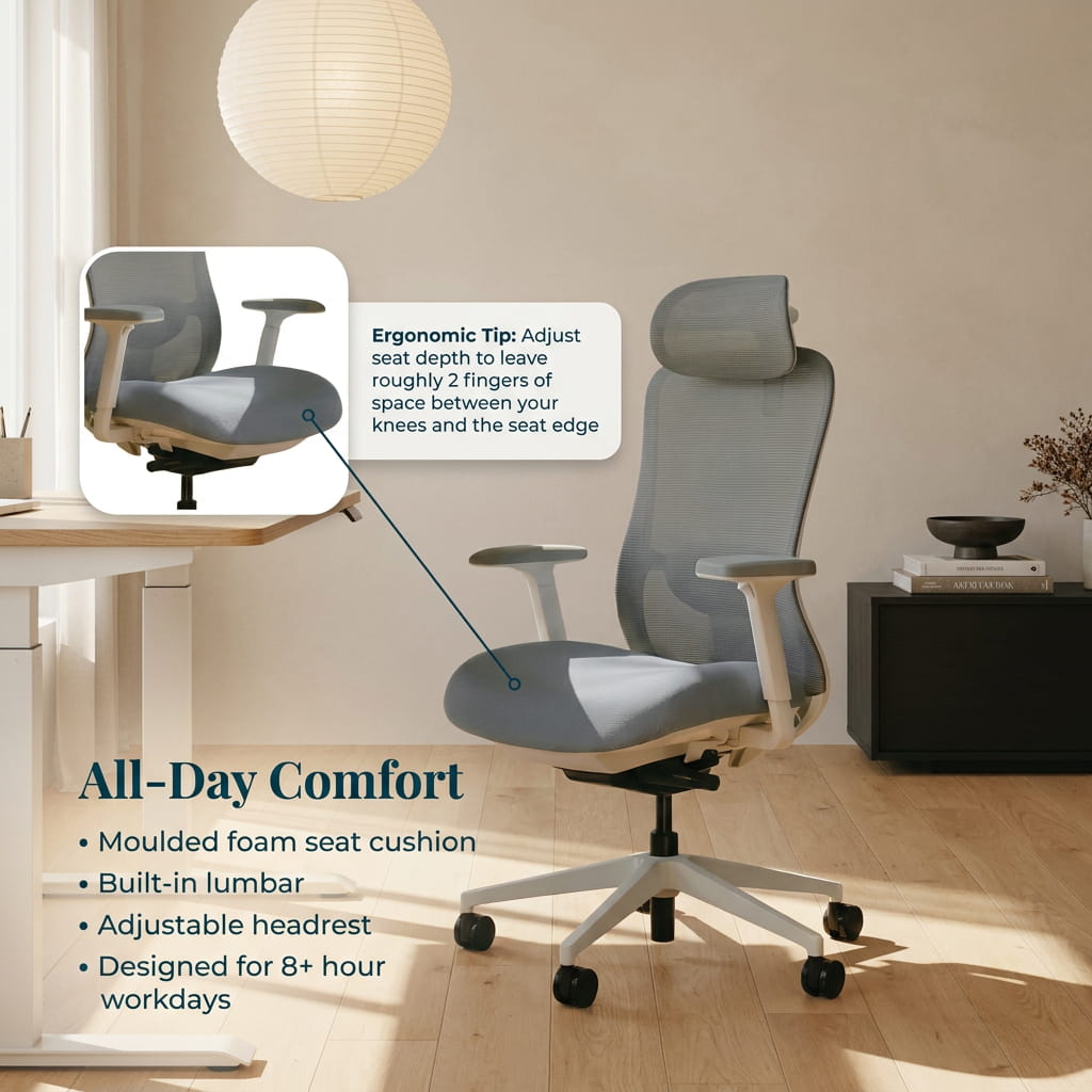 The Pro Flow Ergonomic Chair - Workspace Dreams The Pro Flow Ergonomic Chair