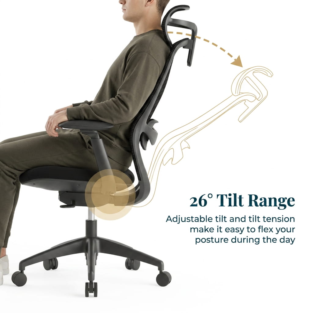 The Pro Flow Ergonomic Chair - Workspace Dreams The Pro Flow Ergonomic Chair