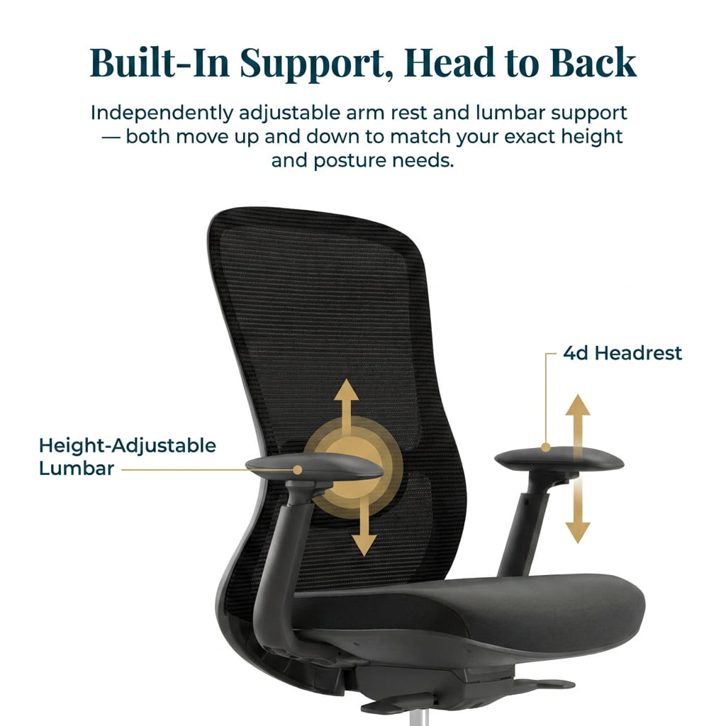 The Pro Flow Ergonomic Chair - Workspace Dreams The Pro Flow Ergonomic Chair