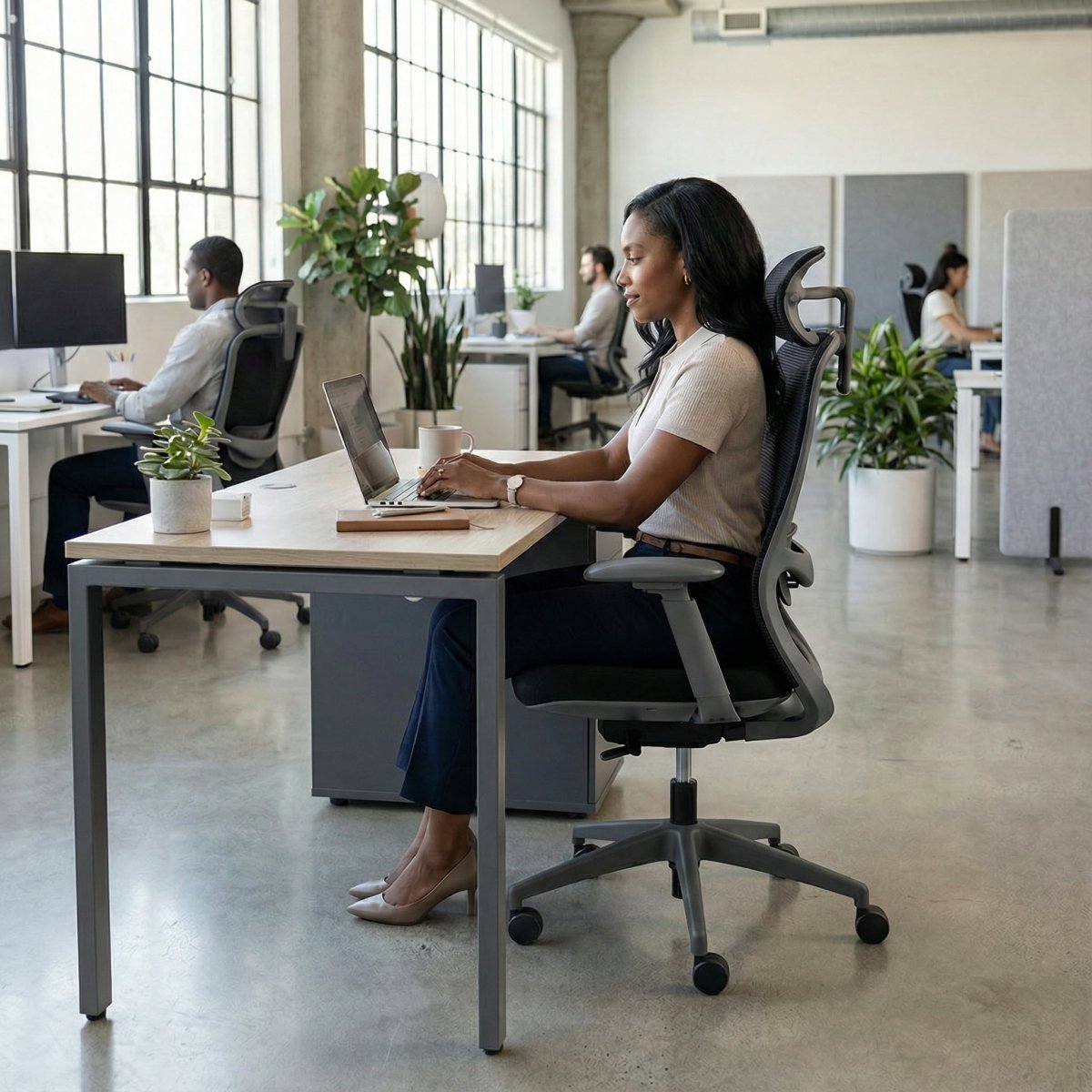 The Solo Desk with Storage - Workspace Dreams The Solo Desk with Storage
